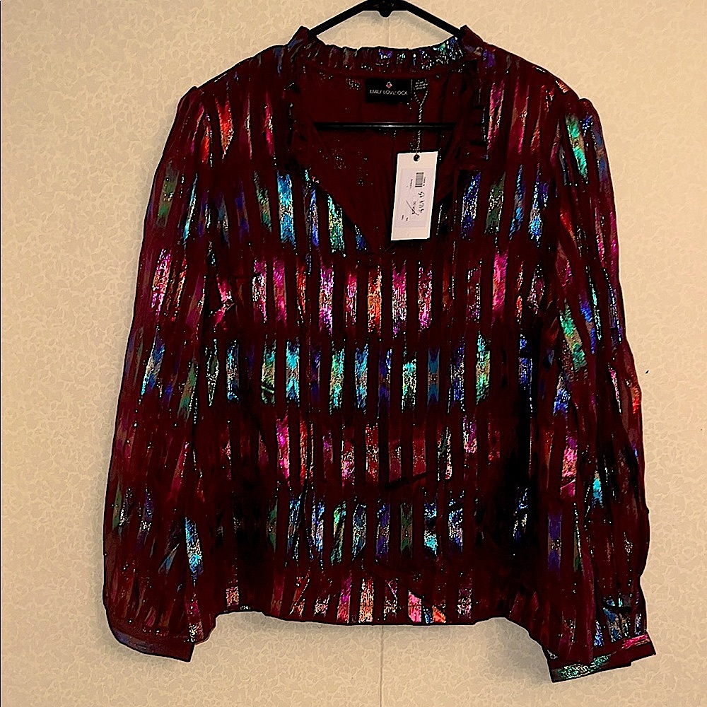 EMILY LOVELOCK Shimmer Women's Top